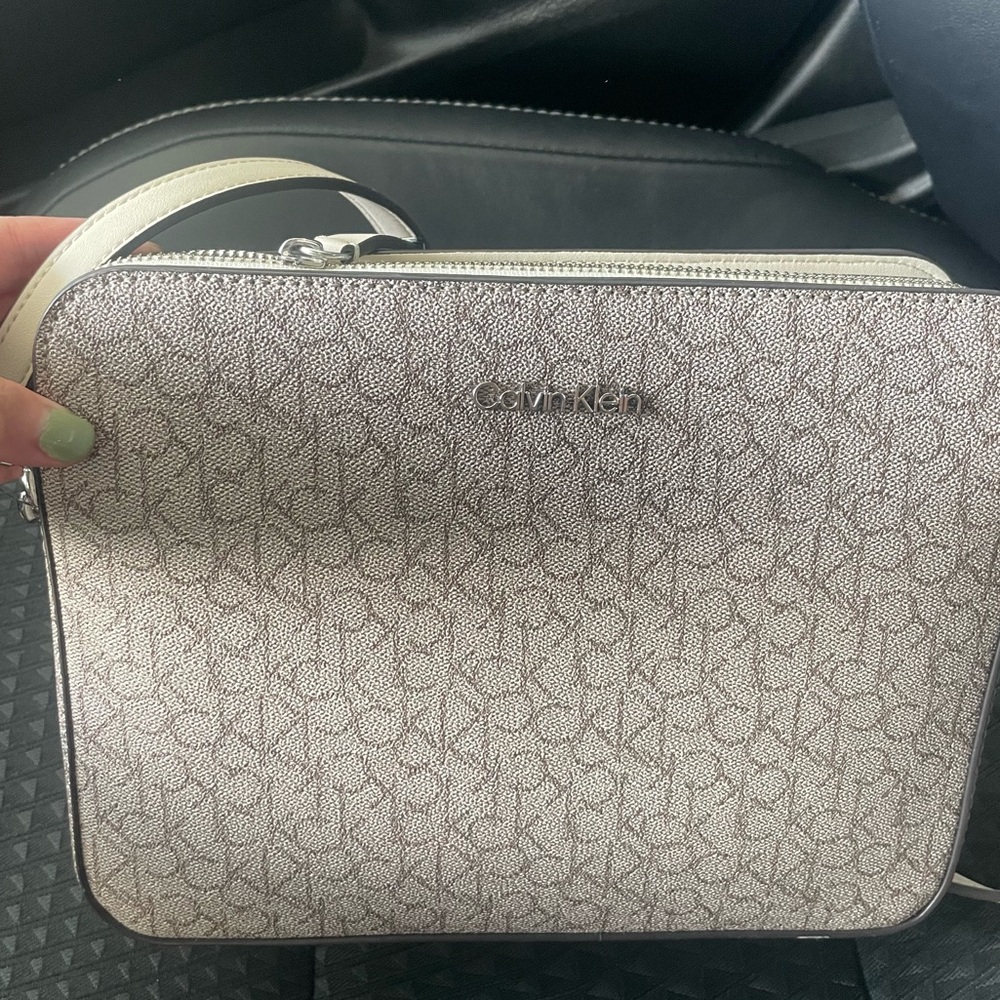 Calvin Klein Beige Crossbody Bag